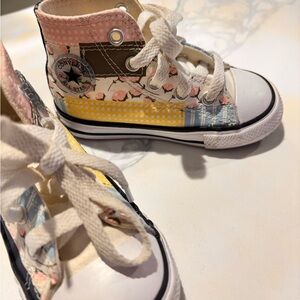 Converse Kids High-Top Sneakers - Yellow, Pink, Blue